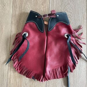 Toddler Leather Chaps Handmade 2-3T